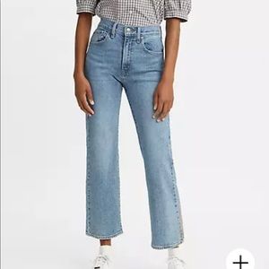 NWT Levis HIGH RISE CROPPED FLARE WOMEN'S JEANS